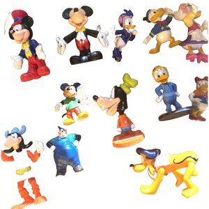 12 Lot Mickey Mouse Pete Daffy Daisy Duck Goofy Epcot Disney McD’s Germany Vtg